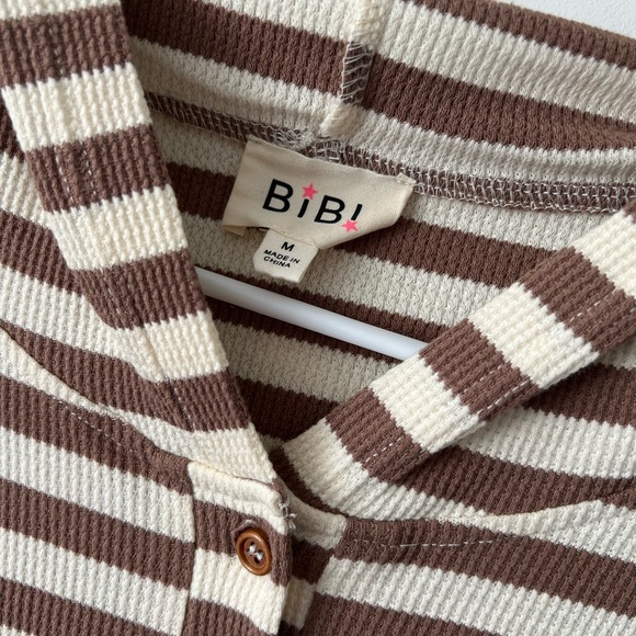 Bibs oversized striped hoodie, size M - Picture 2 of 4